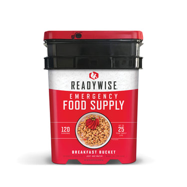 120 Serving Breakfast Only Grab and Go Bucket